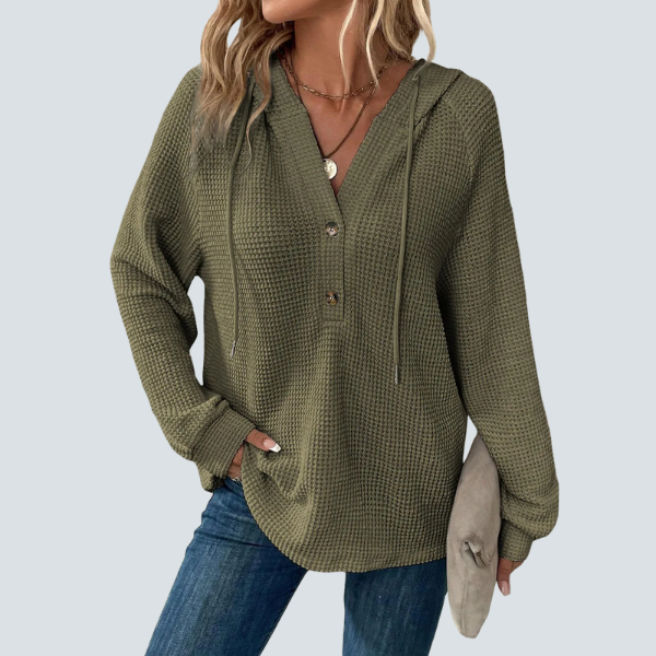 Wren Waffle Hoodie