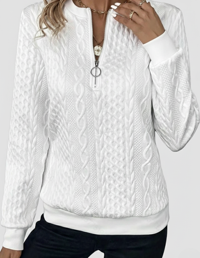 Aria Zip Sweater