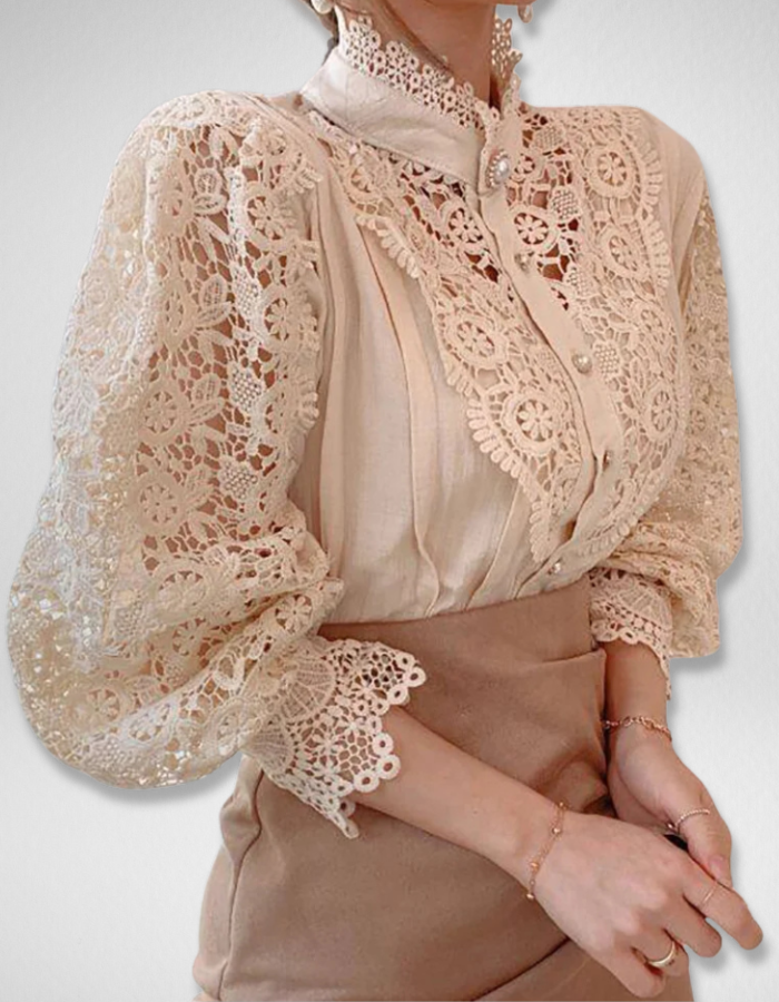 Pearl Grace Top + Free Flower Earring
