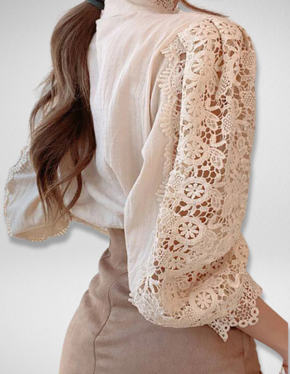 Pearl Grace Top + Free Flower Earring