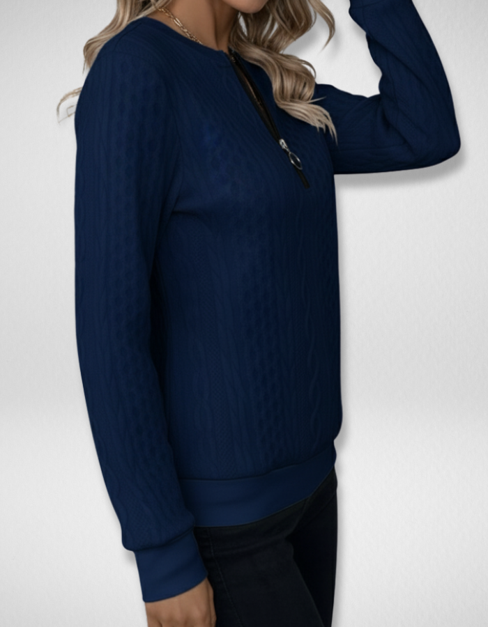 Aria Zip Sweater