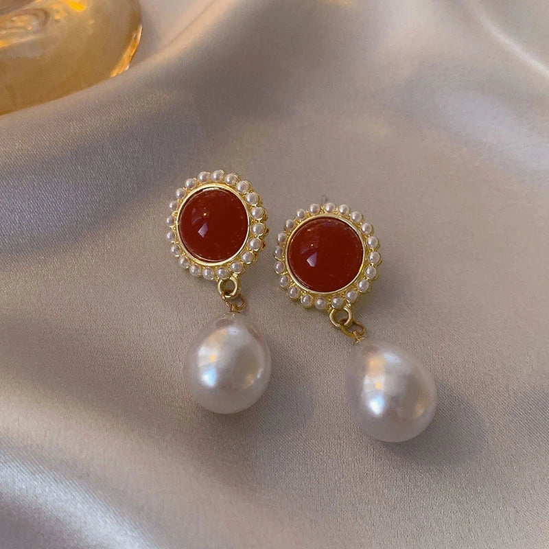 Wine Earring