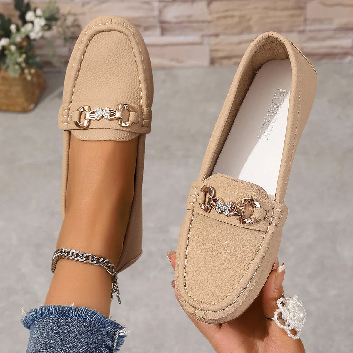 Shoes Rosewood + Free Petaline Anklet